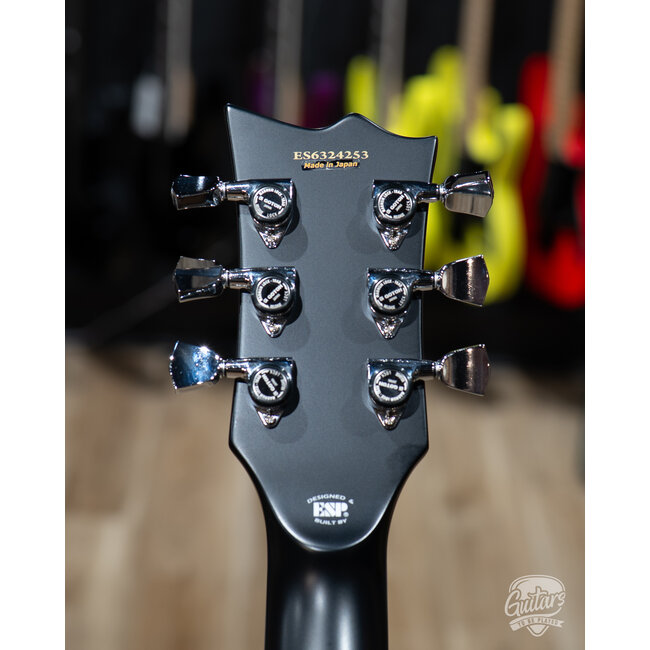 ESP E-II Eclipse BB Bold Binding EMG Guitar w/ Case – Black Satin (B-stock)