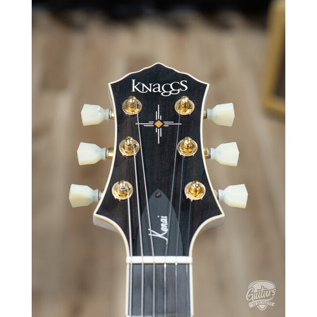 2022 Knaggs Kenai Ebony Fretboard Guitar w/ Case – White