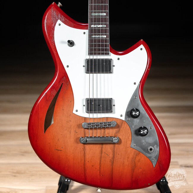 Novo Signature Miris HS Semi-Hollow Guitar w/ Lollar Novel T's – Fire Glow