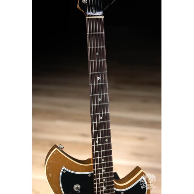 Novo Custom Miris H2 Semi-Hollow 24.75" Scale w/ Fralin Pure PAF's – Gold Top