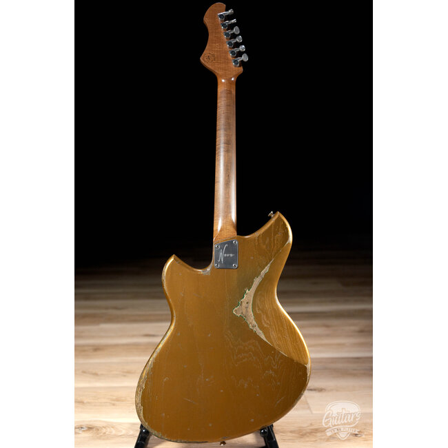 Novo Custom Miris H2 Semi-Hollow 24.75" Scale w/ Fralin Pure PAF's – Gold Top