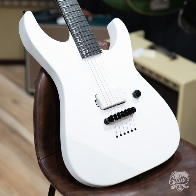 ESP E-II M-I NT Neck Thru Fishman Guitar w/ Case – Snow White (B-stock)