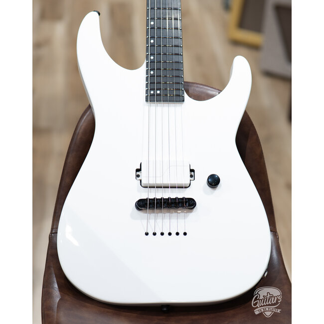 ESP E-II M-I NT Neck Thru Fishman Guitar w/ Case – Snow White (B-stock)