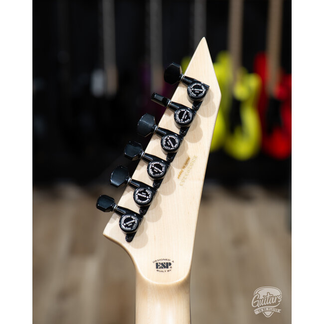 ESP E-II M-I NT Neck Thru Fishman Guitar w/ Case – Snow White (B-stock)