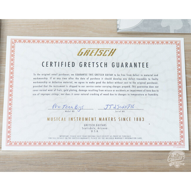 Gretsch Tennessean Hollowbody Bigsby Guitar w/ Case – Deep Cherry Stain