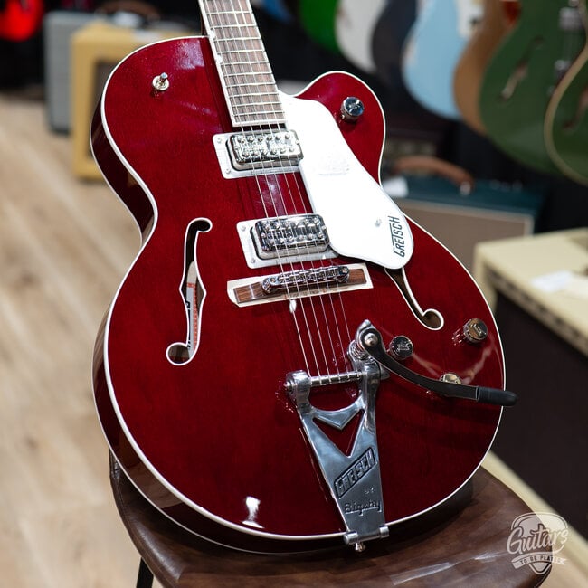 Gretsch Tennessean Hollowbody Bigsby Guitar w/ Case – Deep Cherry Stain