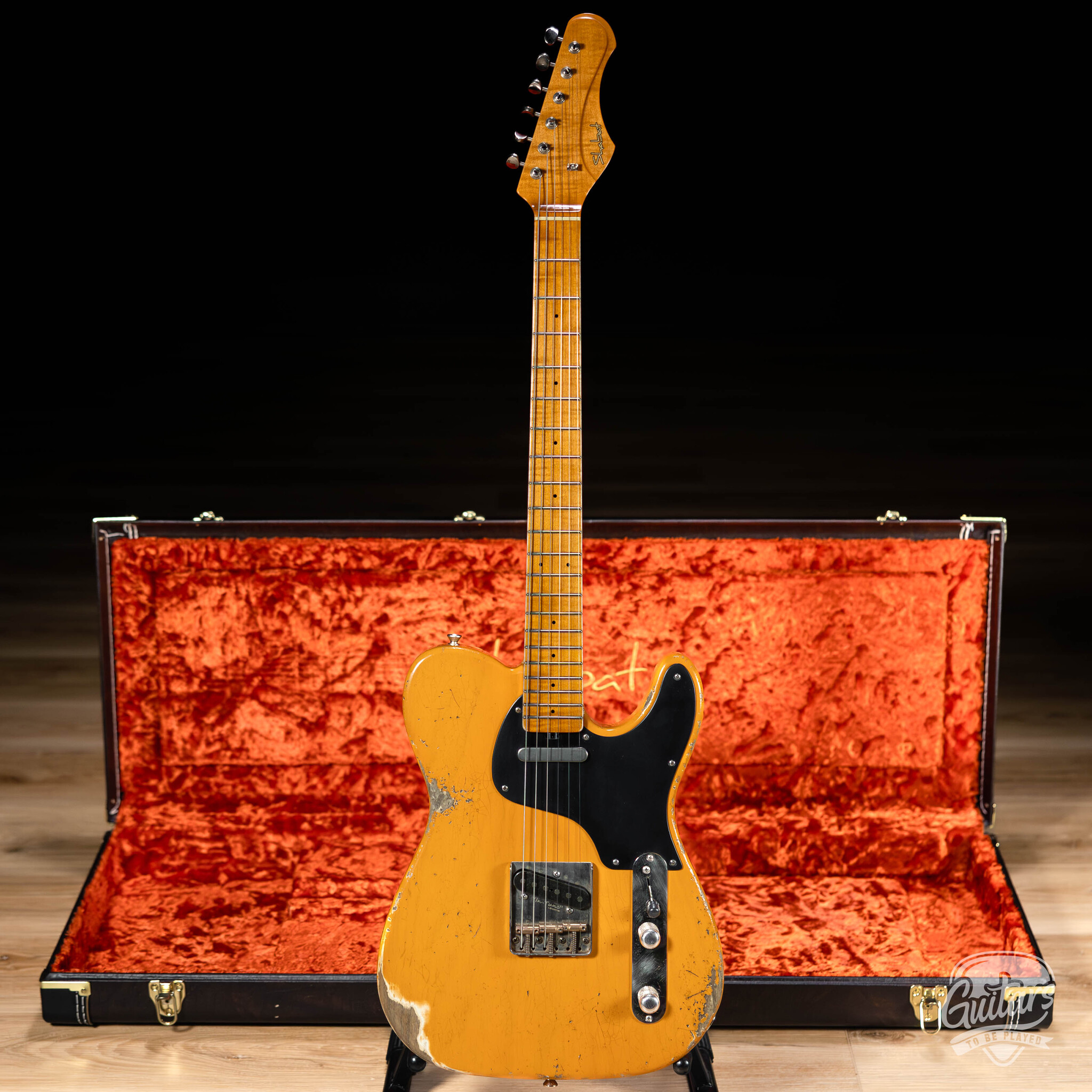 Shabat Lion Standard Swamp Ash w/ Lollar Vintage T's–Dark