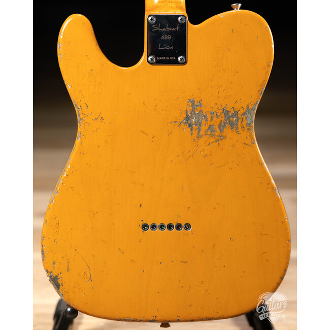 Shabat Lion Standard 1pc Swamp Ash & Maple w/ Lollar Vintage T’s – Butterscotch