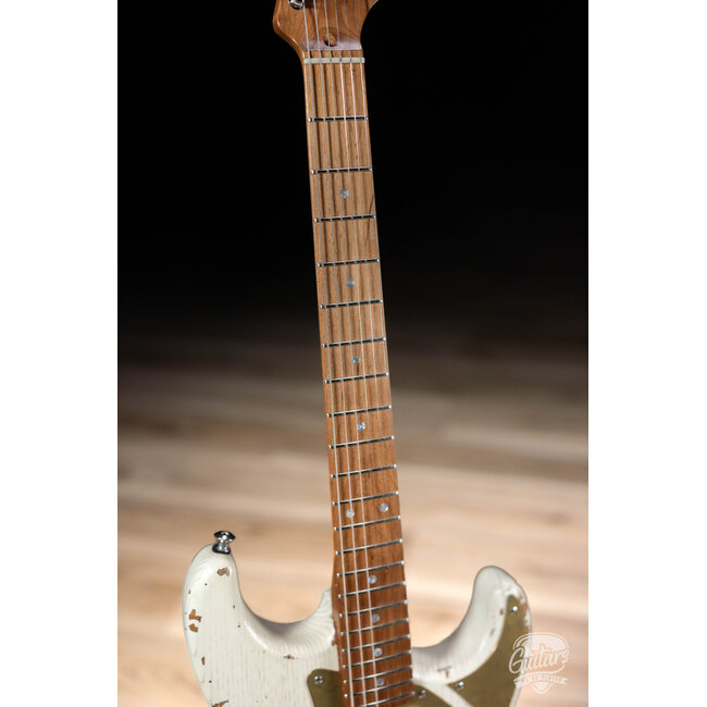 Paoletti Alfa Loft SSS Maple Neck “Stratospheric” S-Style – Heavy White