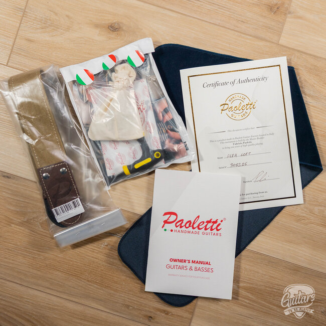 Paoletti Alfa Loft HSS Ebony Fretboard “Stratospheric” S-Style – Heavy Deep Blue