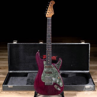 Paoletti Paoletti Alfa Wine HSS Ebony Fretboard “Stratospheric” S-Style – Chianti Wine