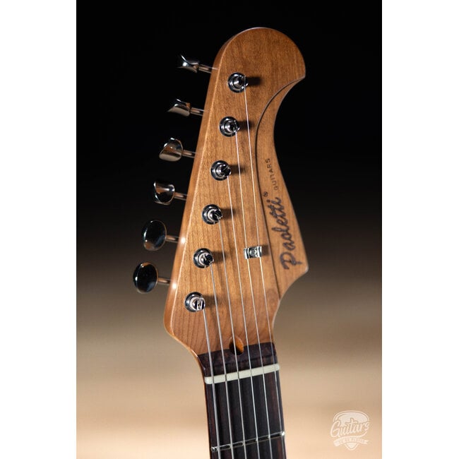 Paoletti Alfa Wine HSS Ebony Fretboard “Stratospheric” S-Style – Chianti Wine