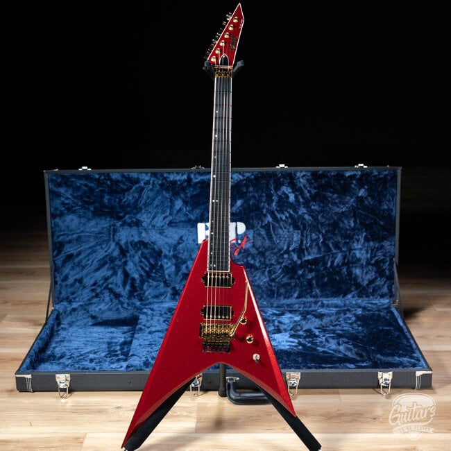 ESP USA V-II NTB FR Floyd Rose Seymour Duncan Guitar – Apple Bomb