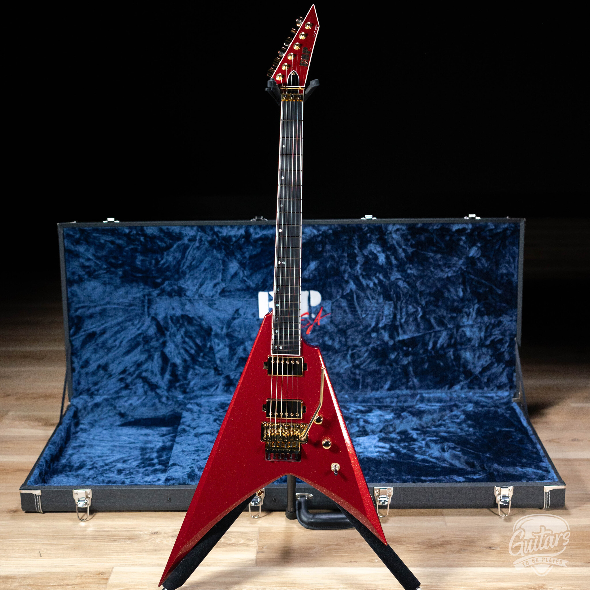 スカルギターESP レプリカ USA M-I FR-DLX SkullsCrows - The ESP Guitar Company