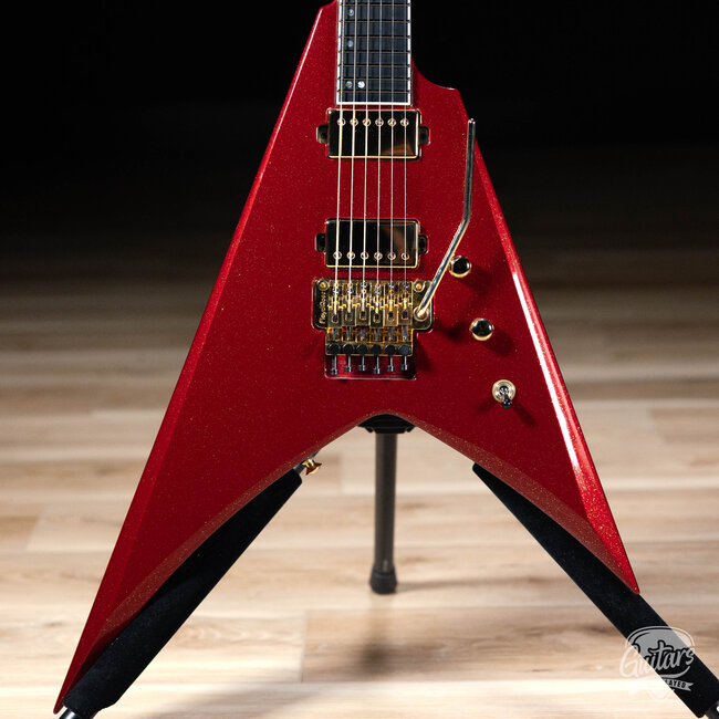 ESP USA V-II NTB FR Floyd Rose Seymour Duncan Guitar – Apple Bomb