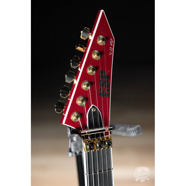 ESP USA V-II NTB FR Floyd Rose Seymour Duncan Guitar – Apple Bomb
