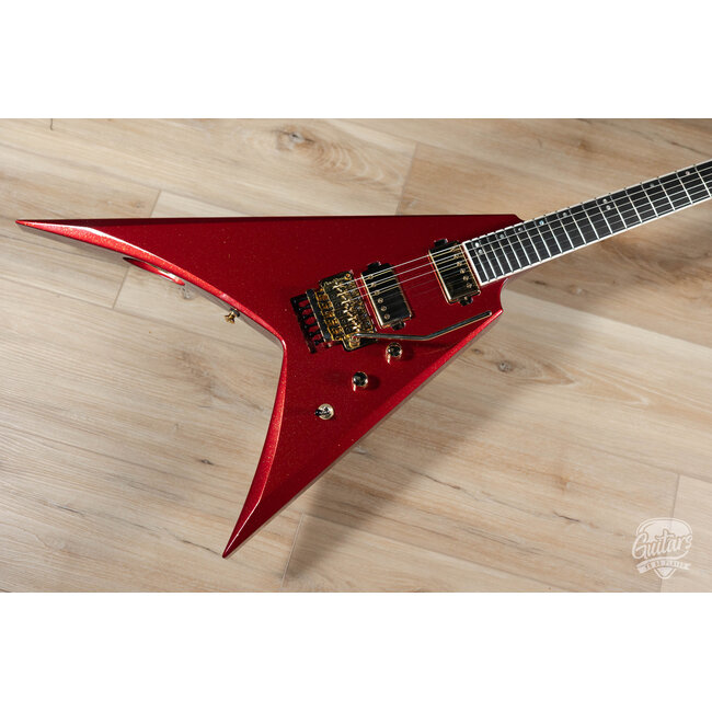 ESP USA V-II NTB FR Floyd Rose Seymour Duncan Guitar – Apple Bomb