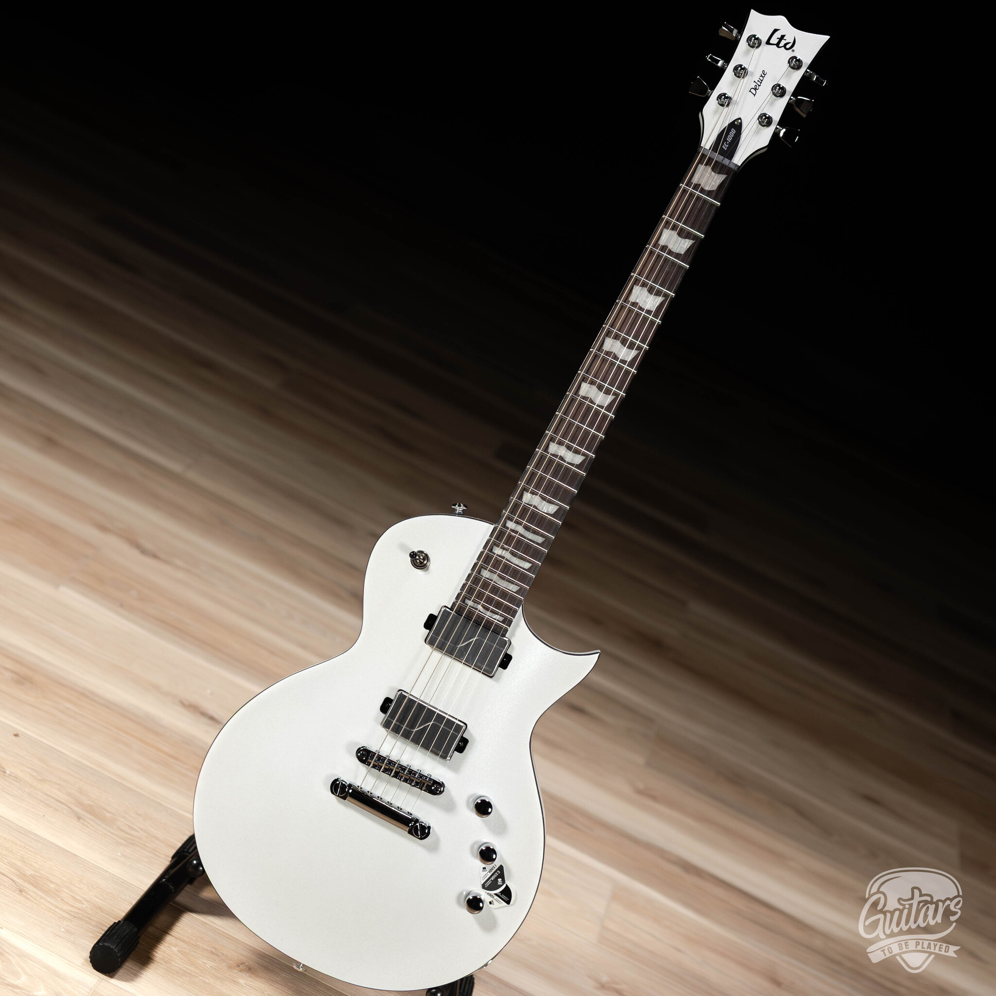 ESP LTD EC-1000 Fishman Fluence Guitar – Pearl White - Guitars To