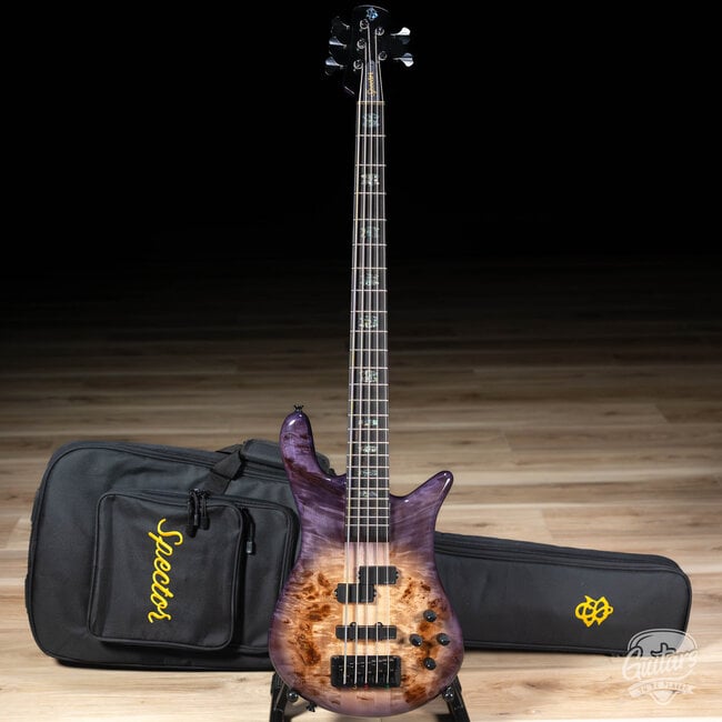 Spector Euro 5 CST 5-String EMG Bass – Natural Violet Burst Gloss