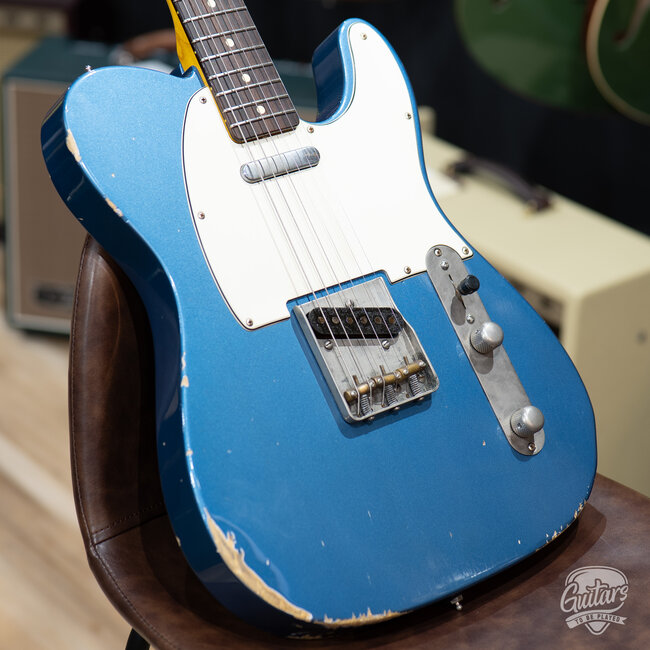 2017 LsL Instruments Custom Aged T-Bone w/ Case - Lake Placid Blue