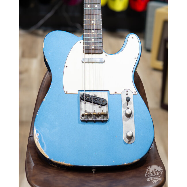 2017 LsL Instruments Custom Aged T-Bone w/ Case - Lake Placid Blue