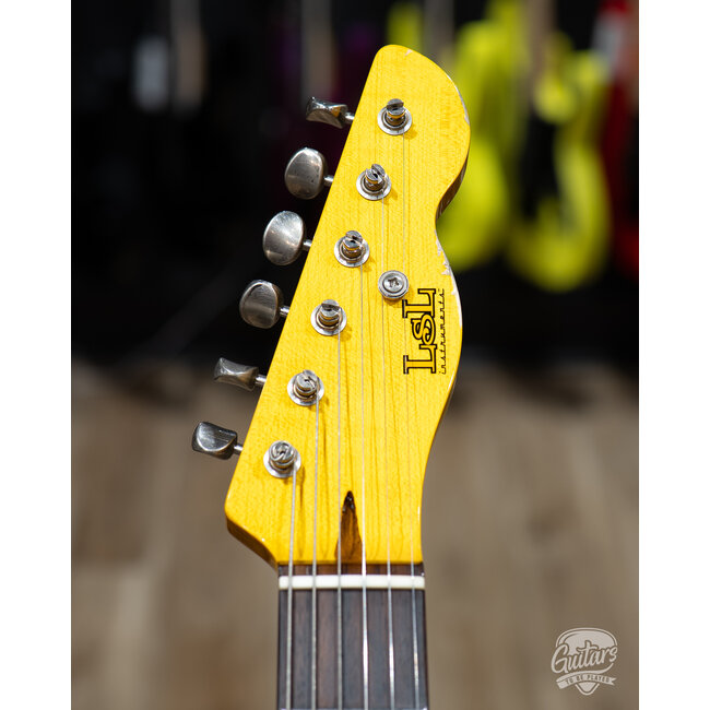 Used LsL Instruments Custom Aged T-Bone w/ Case - Lake Placid Blue