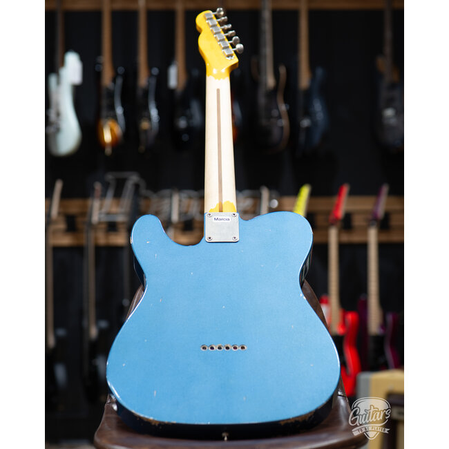 2017 LsL Instruments Custom Aged T-Bone w/ Case - Lake Placid Blue