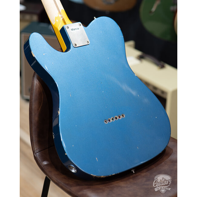 2017 LsL Instruments Custom Aged T-Bone w/ Case - Lake Placid Blue