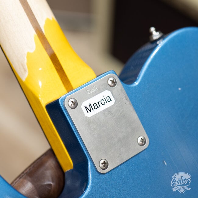 Used LsL Instruments Custom Aged T-Bone w/ Case - Lake Placid Blue