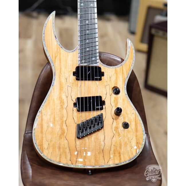 Used BC Rich Prophecy Shredzilla Archtop Fanned Fret w/ Bag – Natural