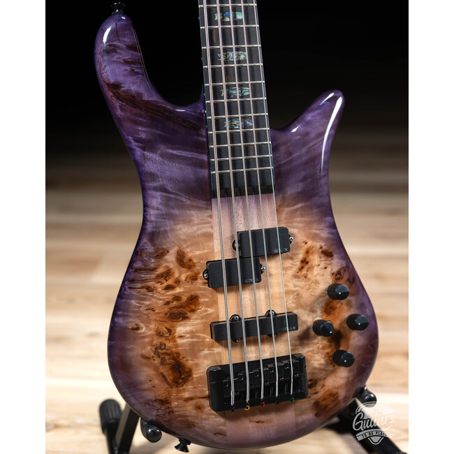 Spector Euro 5 CST 5-String EMG Bass – Natural Violet Burst Gloss