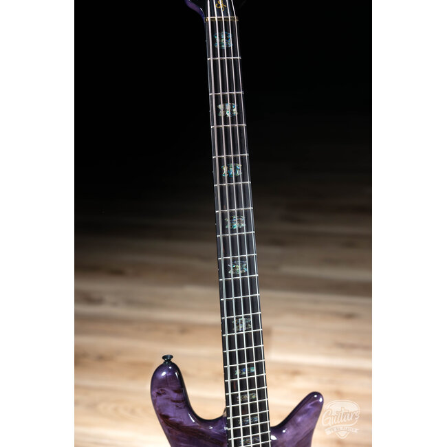 Spector Euro 5 CST 5-String EMG Bass – Natural Violet Burst Gloss