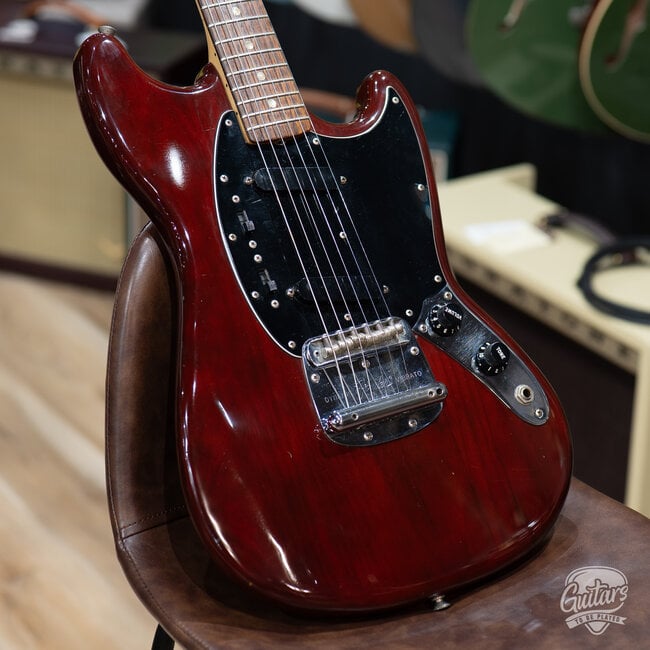 1978 Fender Mustang Rosewood Fretboard Guitar w/ OHSC – Walnut (Mocha)