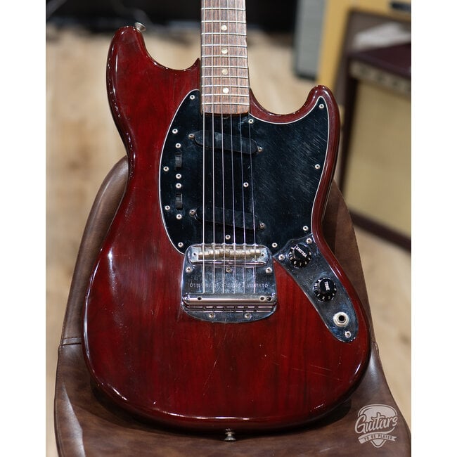 1978 Fender Mustang Rosewood Fretboard Guitar w/ OHSC – Walnut (Mocha)