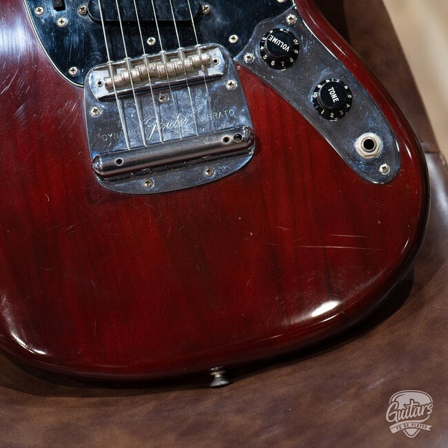 1978 Fender Mustang Rosewood Fretboard Guitar w/ OHSC – Walnut (Mocha)
