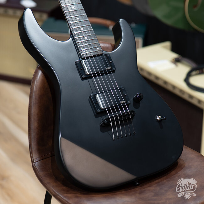 ESP E-II JL-1 Jeff Ling Signature M-II NT Guitar w/ Case – Black Satin (B-stock)
