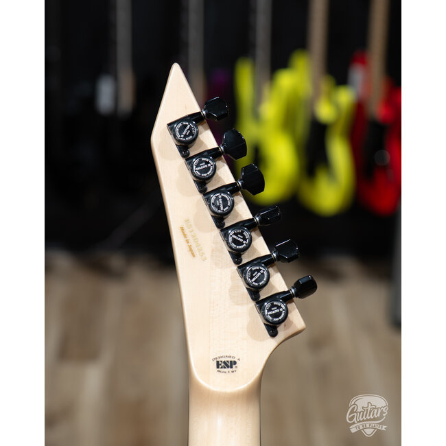 ESP E-II JL-1 Jeff Ling Signature M-II NT Guitar w/ Case – Black Satin (B-stock)