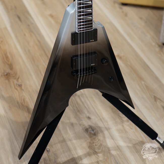 ESP E-II Arrow NT EMG Electric Guitar w/ Case – Black Silver Fade (B-stock)