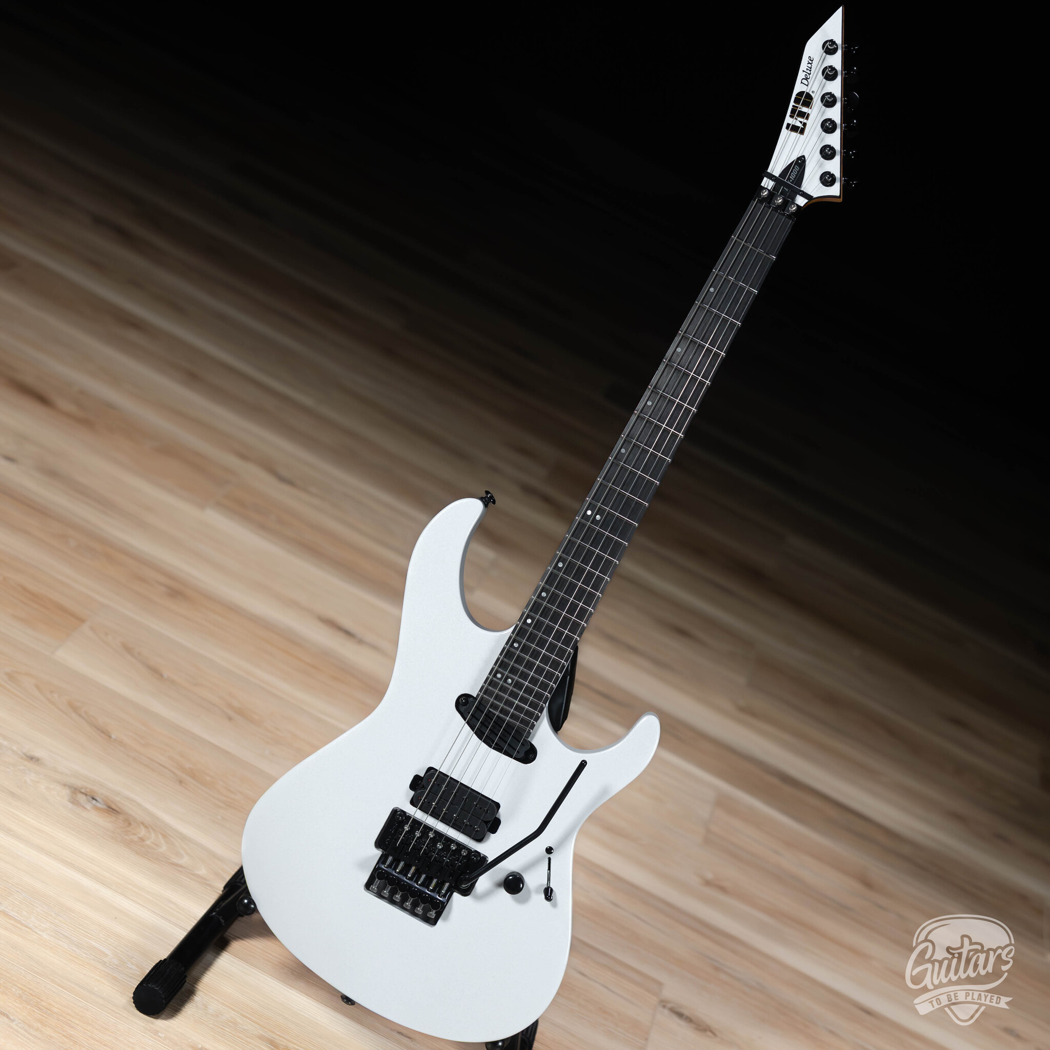 ESP LTD MV-1000 Maverick Seymour Duncan Guitar – Pearl White