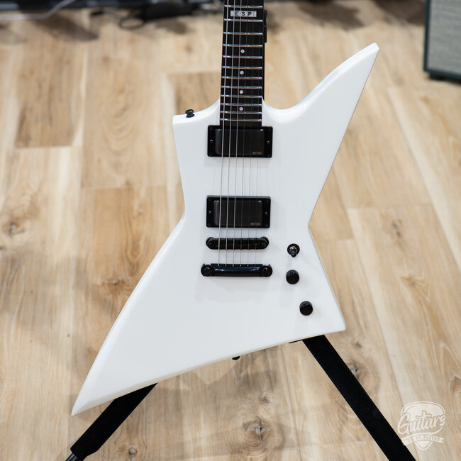 ESP E-II EX NT Electric Guitar w/ Case – Snow White (B-stock)
