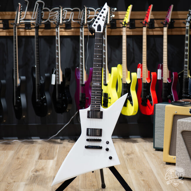 ESP E-II EX NT Electric Guitar w/ Case – Snow White (B-stock)