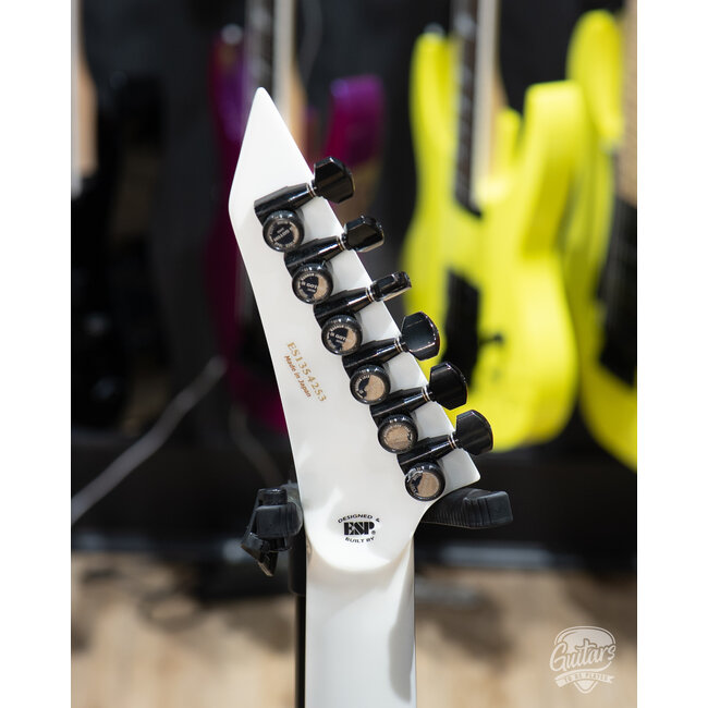 ESP E-II EX NT Electric Guitar w/ Case – Snow White (B-stock)