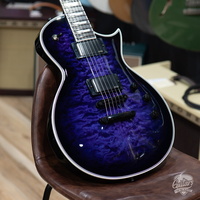 ESP E-II Eclipse EMG Electric Guitar w/ Case – Reindeer Blue (B-stock)