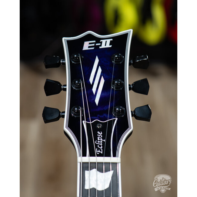 ESP E-II Eclipse EMG Electric Guitar w/ Case – Reindeer Blue (B-stock)
