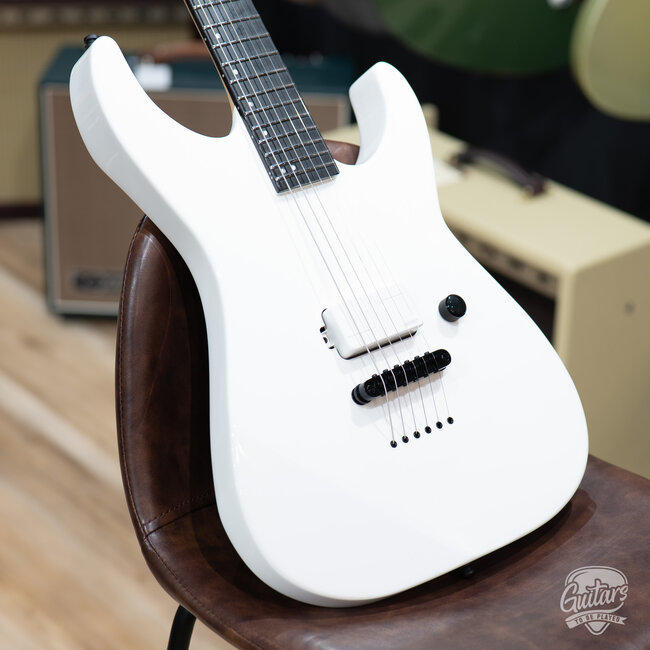 ESP E-II M-I NT Neck Thru Fishman Guitar w/ Case – Snow White (B-stock)