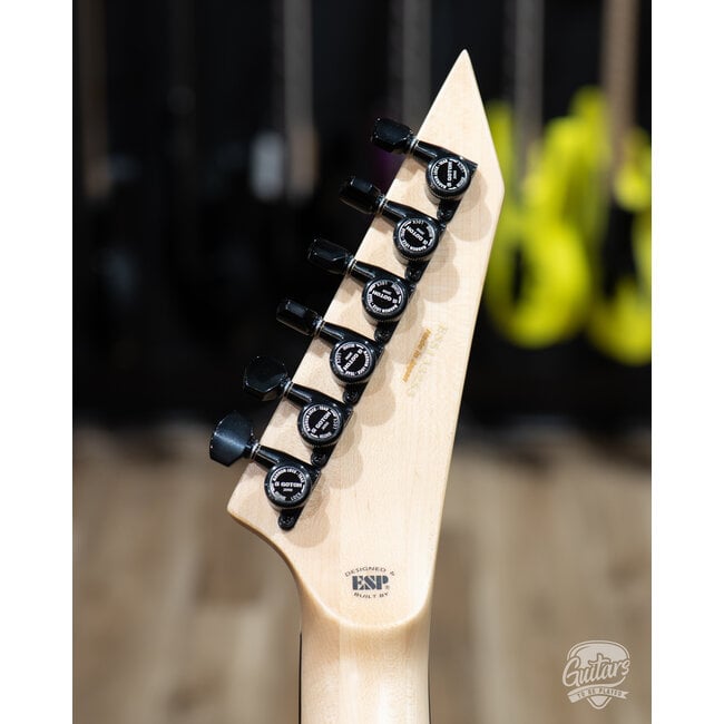 ESP E-II M-I NT Neck Thru Fishman Guitar w/ Case – Snow White (B-stock)