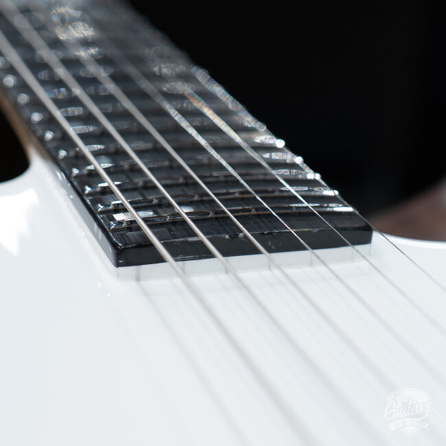 ESP E-II M-I NT Neck Thru Fishman Guitar w/ Case – Snow White (B-stock)