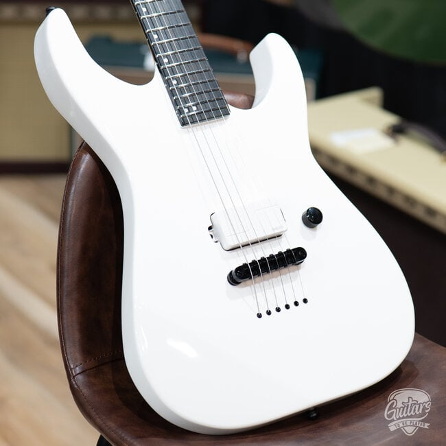 ESP E-II M-I NT Neck Thru Fishman Guitar w/ Case – Snow White (B-stock)