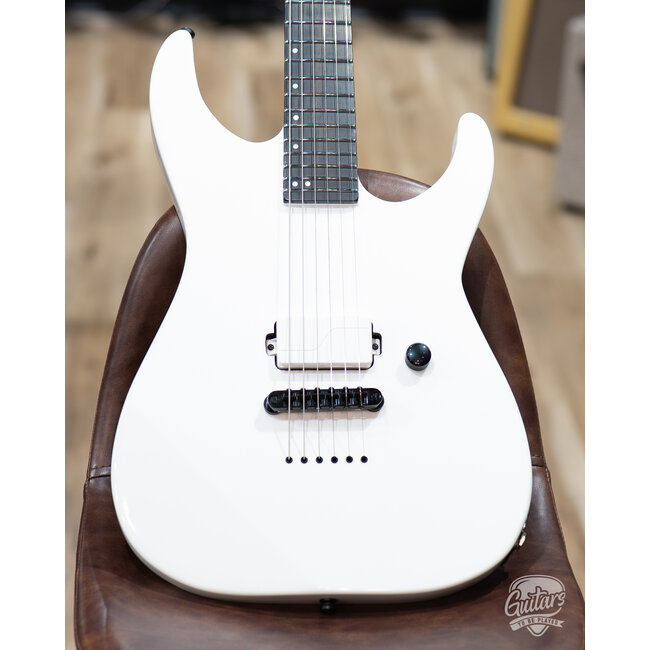 ESP E-II M-I NT Neck Thru Fishman Guitar w/ Case – Snow White (B-stock)