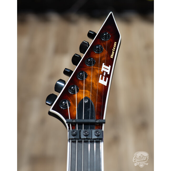 ESP E-II Horizon FR-II Floyd Rose Guitar w/ Case – Tiger Eye Sunburst (B-stock)